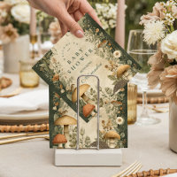 Vintage Woodland Mushroom Baby Shower