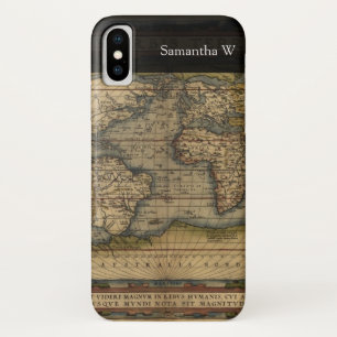 Vintage World Map Atlas Historical Design Case-Mate iPhone Case