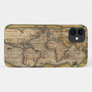 Vintage World Map by Abraham Ortelius 1564 Case-Mate iPhone Case