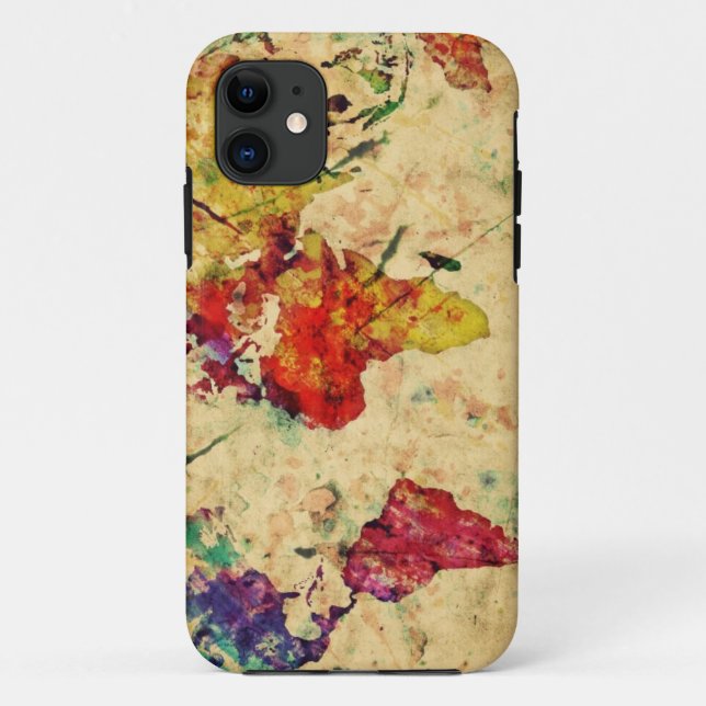 Vintage world map Case-Mate iPhone case (Back)
