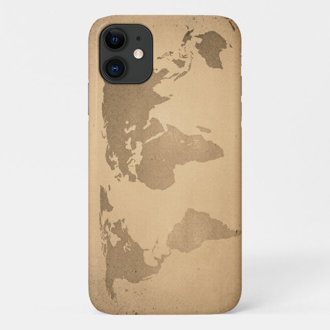 Vintage world map Case-Mate iPhone case (Back)