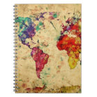 Vintage world map