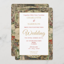 Vintage World Map Travel Theme Wedding