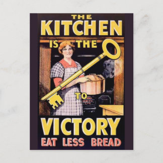 Vintage World War One Victory Poster Postcard