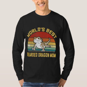 Vintage Worlds Best Bearded Dragon Mum T-Shirt