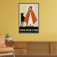 Vintage WPA Little Red Riding Hood