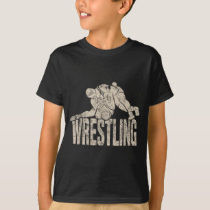 Vintage Wrestle MMA Wrestling Wrestler Martial T-Shirt