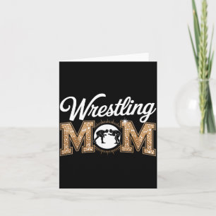 Vintage Wrestling Mum Wrestler Fighter Mother Card