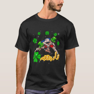Vintage Wrestling St. Patrick's Day Shamrock Irish T-Shirt