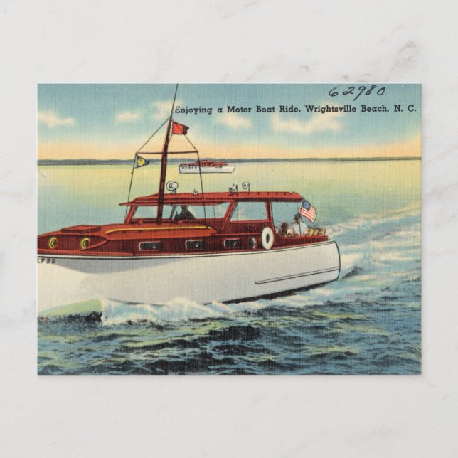 Vintage Wrightsville Beach, North Carolina Postcard (Front)