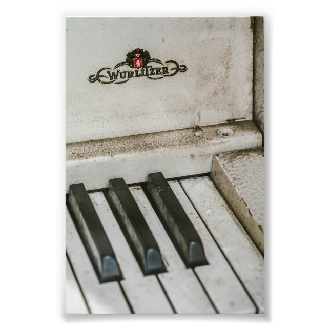 Vintage Wulitzer Electric Piano Photo Print (Front)