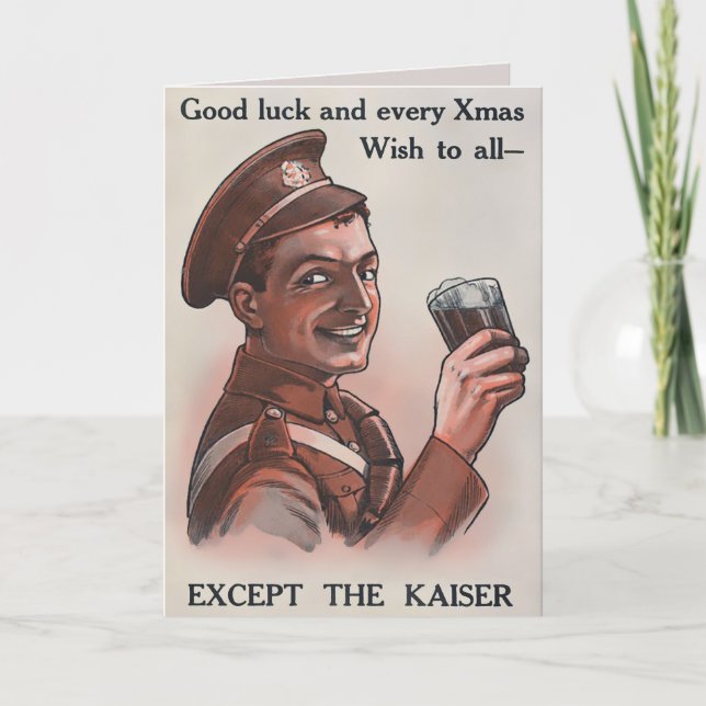 Vintage WW1 Christmas Card (Front)