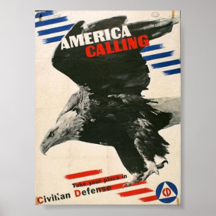 Vintage WW2 Propaganda Poster