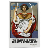 Vintage WWI Navy Recruitment Poster Kenyon Cox Art