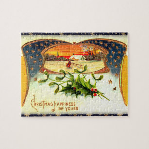Vintage WWI Patriotic Christmas Puzzle