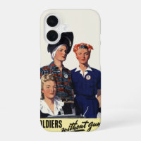 Vintage WWII Soldiers Without Guns Feminist Art