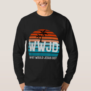 Vintage WWJD What Would Jesus Do Christian Faith J T-Shirt