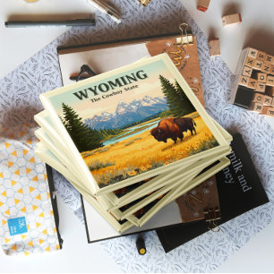 Vintage Wyoming Magnet