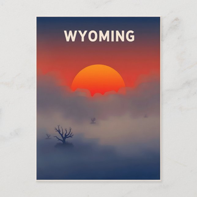 Vintage Wyoming Postcard (Front)