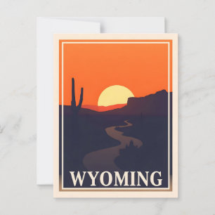 Vintage Wyoming Postcard