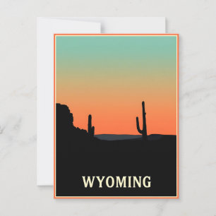 Vintage Wyoming Postcard