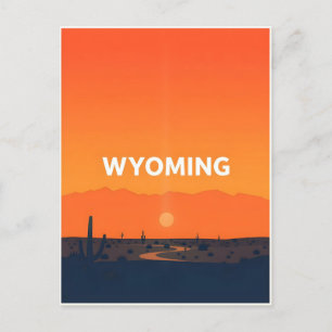 Vintage Wyoming Postcard