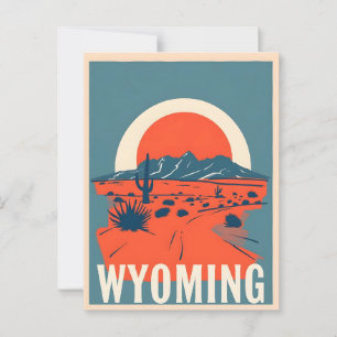 Vintage Wyoming Postcard