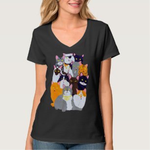 Vintage Y2k Enjoi Cat Gang Cute Cat Mum Cat Dad C T-Shirt