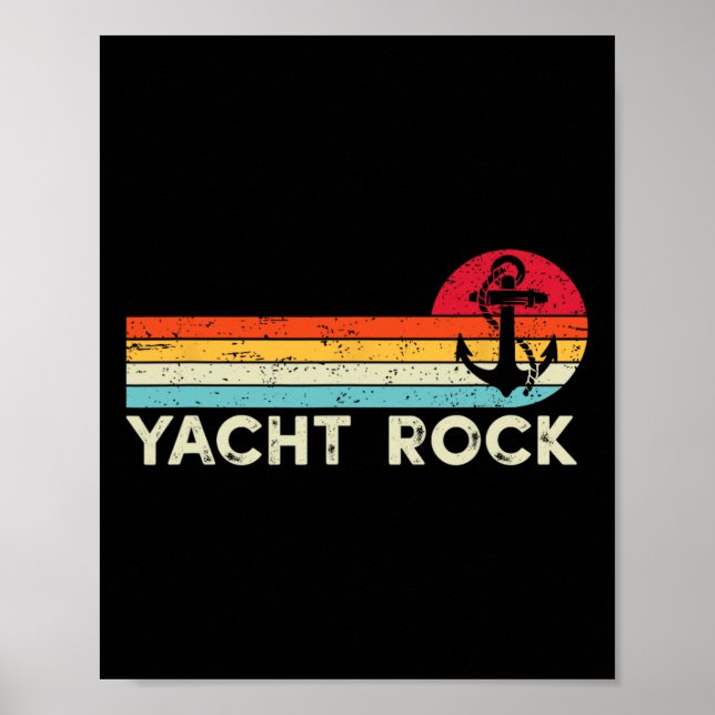 Vintage Yacht Rock  Poster (Front)