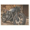 Vintage Yamaha Motorcycle Decoupage