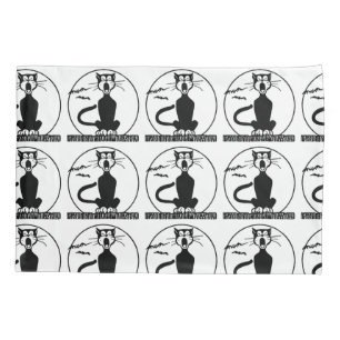 VINTAGE YAWNING CAT PILLOWCASES