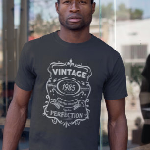 Vintage Year Aged to Perfection Birthday  T-Shirt
