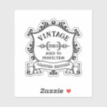 Vintage Year Aged to Perfection Custom Birth Year<br><div class="desc">Some things just get better with age, am I right? Show that special someone in your life how special they are to you, by celebrating with this "Aged to Perfection" vintage logo customised with their birth year! Change the birth year to personalise this item as a special birthday gift. A...</div>
