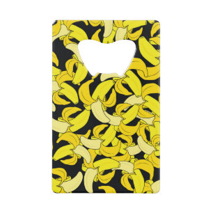 Vintage Yellow Bananas: Black Background