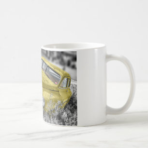 Vintage Yellow Classic Car Coffee Mug
