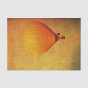 Vintage Yellow Hot Air Balloon Tissue Paper