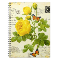 vintage yellow roses