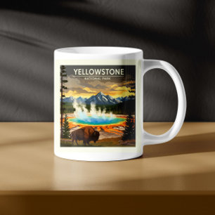 Vintage Yellowstone National Park Coffee Mug