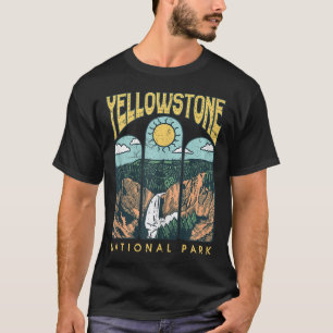 Vintage Yellowstone National Park Hiking Camping T T-Shirt