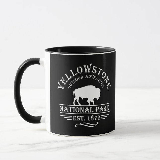 Vintage Yellowstone National Park Mug (Left)