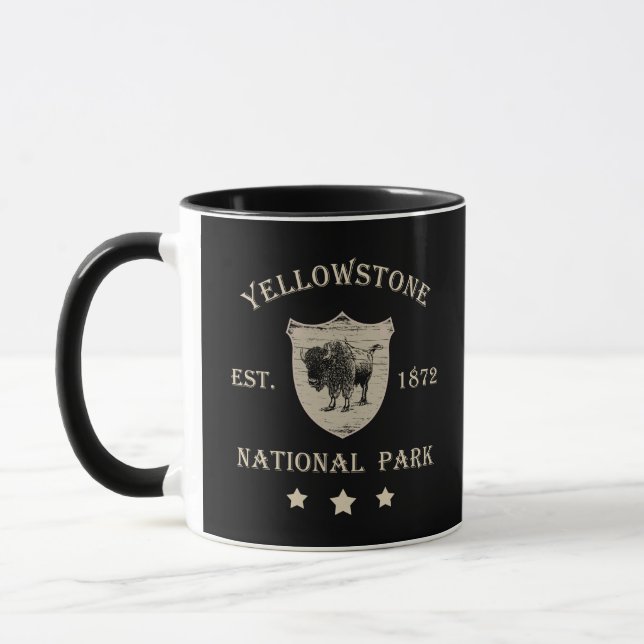 Vintage Yellowstone National Park Mug (Left)