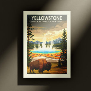 Vintage Yellowstone National Park Postcard