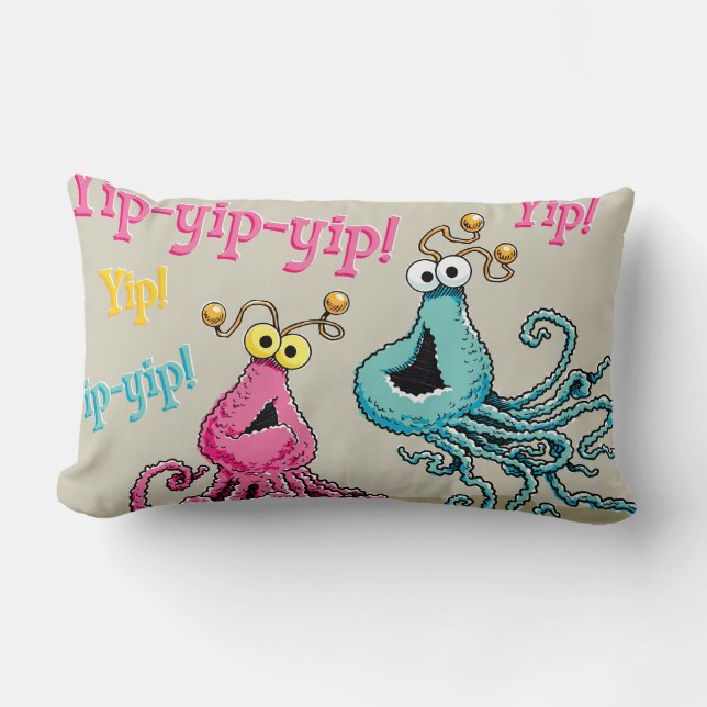 Vintage Yip-Yips Lumbar Cushion (Front)