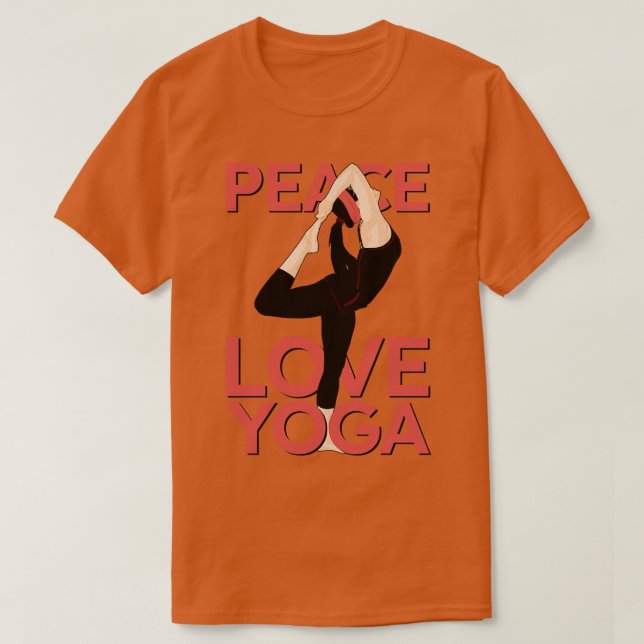 Vintage Yoga lady T-Shirt (Design Front)