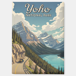 Vintage Yoho National Park Canada Magnet