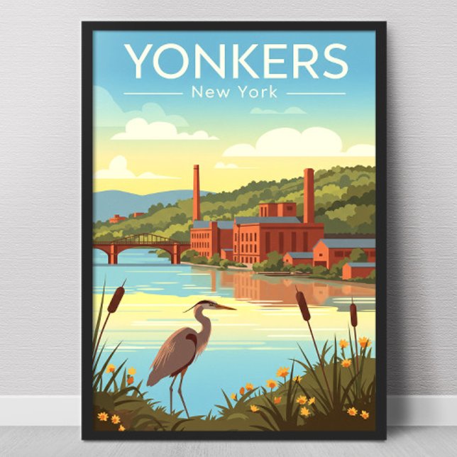 Vintage Yonkers New York Poster (Creator Uploaded)