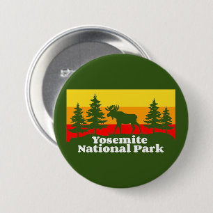 Vintage Yosemite 7.5 Cm Round Badge