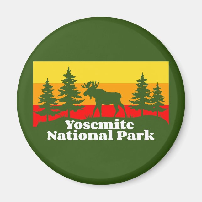 Vintage Yosemite Magnet (Front)