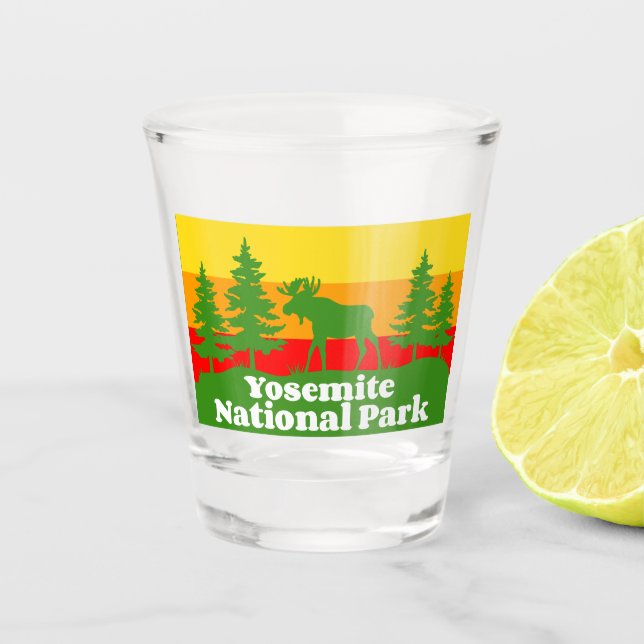 Vintage Yosemite Shot Glass (Front)