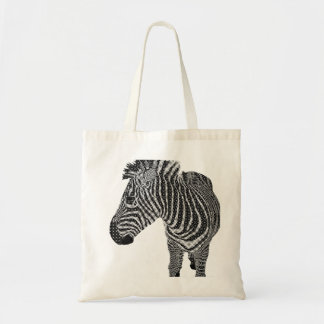 Vintage Zebra Tote Bag